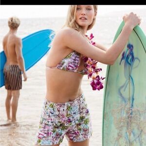 J CREW Sailor Palm Trees Shorts
